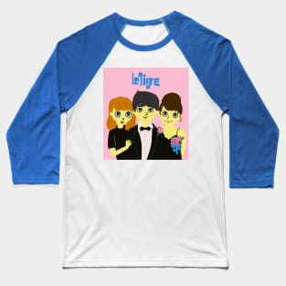 Le Tigre - This Island album Illustration Baseball T-Shirt